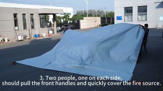 الدليل الأبسط والأكثر تفصيلاً لاستخدام بطانية حريق السيارة