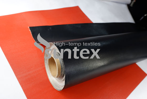 4. Silver Grey High-Temperature (550℃) PTFE-Coated Fiberglass Fabric for Wholesale