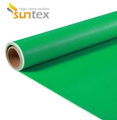 EN-13501 Certified Fireproof Fiberglass Fabric for Fire Curtains with 550°C Temperature Resistance and 0.6mm Thickness