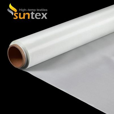 EN-13501 Certified 550°C Temperature Resistance Fire Curtain Fabric with 0.6mm Thickness for Fire and Smoke Protection