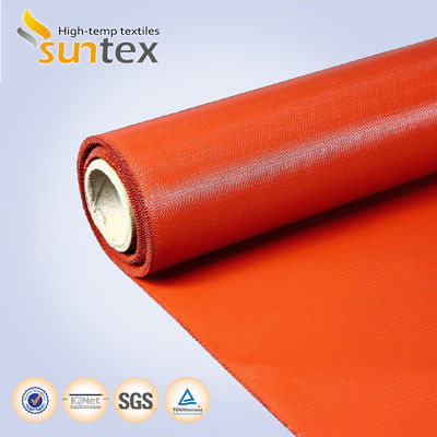 Silicone Coated Fiberglass Fabric 0.3mm Thick 400 g/sqm