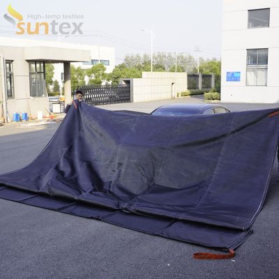 Suntex Composite Factory Car Fire Blankets Thermal Resistance Of 550C/1000C