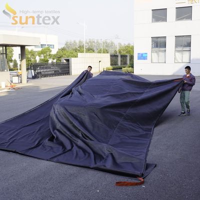 Suntex Composite Factory Car Fire Blankets Thermal Resistance Of 550C/1000C