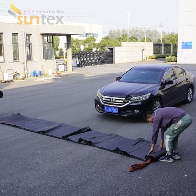 Suntex Composite Factory Car Fire Blankets Thermal Resistance Of 550C/1000C