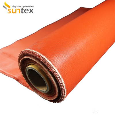 Fireproof Silicone Coated Fiberglass Fabric - Heat Resistant 850g/m2