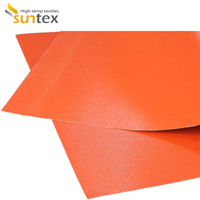 Grey Color Silicone Coated Fiberglass Fabric with Chemical Resistance and Roll Length Options for High Temp Protection