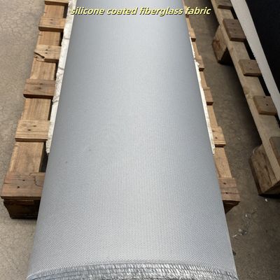 Double Sides Fireproof Silicone Fiberglass Fabric High Temperature Thermal Insulation Silicone Coated Fiberglass Cloth