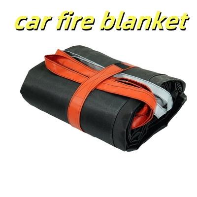 EV Car Fire Blanket Gray 550℃ Thermal Resistance