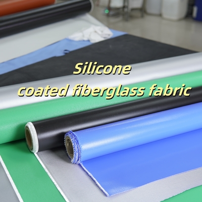 Silicone Coated Fiberglass Fabric 400 g/sqm 0.3mm Thickness