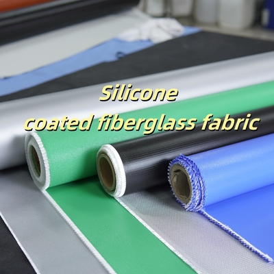 Silicone Coated Fiberglass Fabric 400 g/sqm 0.3mm Thickness