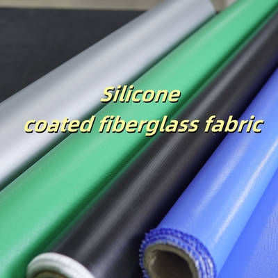 Silicone Coated Fiberglass Fabric 400 g/sqm 0.3mm Thickness