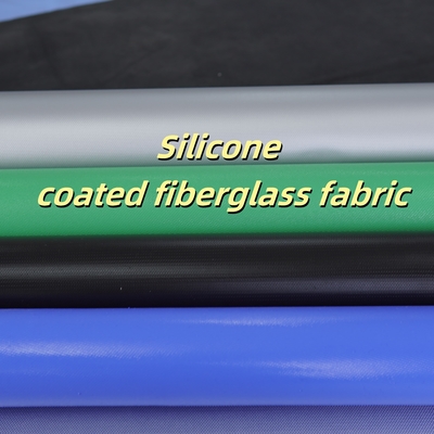 Silicone Coated Fiberglass Fabric 400 g/sqm 0.3mm Thickness
