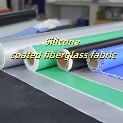 Silicone Coated Fiberglass Fabric 400 g/sqm 0.3mm Thickness