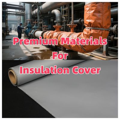 EN-13501 Certified Fire Curtain Fabric with 550°C Temperature Resistance and 0.6mm Thickness for Fire and Smoke Protection