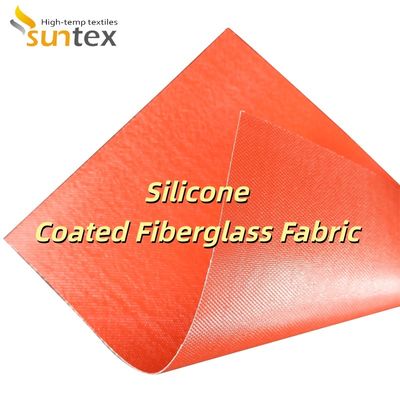 Fire Prevention High Temperature Protection Silicone Coated Fiberglass Fabric with Corrosion Resistance for Industrial Applications