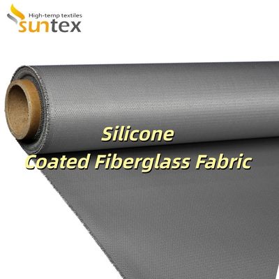 Alkali Free Double Sided Silicone Coated Fiberglass Fabric with Water Repellent Properties for Thermal Insulation