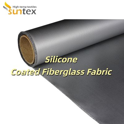 Fire Prevention Silicone Coated Fiberglass Fabric with High Temperature Resistance and Corrosion Resistance for Industrial Applications
