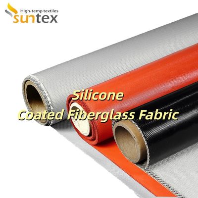 Flexible Weatherproof Water Repellent Silicone Coated Fiberglass Fabric for Thermal Barrier Applications