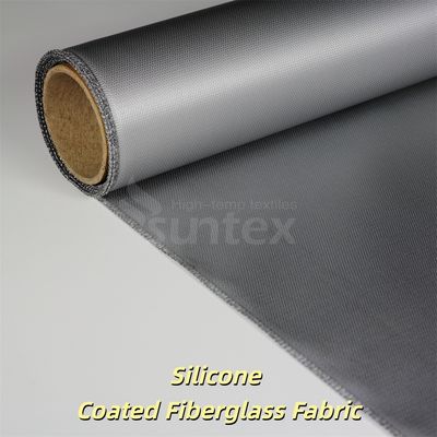 Water Repellent Anti-Aging Silicone Coated Fiberglass Fabric with Good Mechanical Properties for Industrial Use