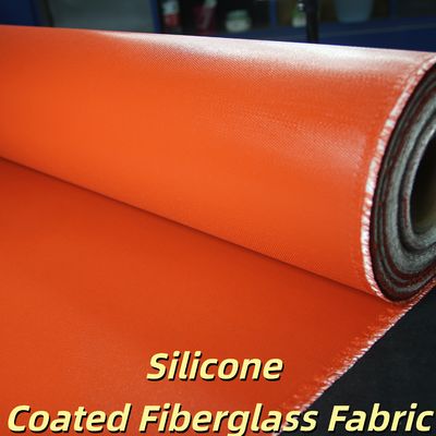 High Temperature Resistant Double Sided Silicone Coated Fiberglass Fabric for Fire Retardant Applications