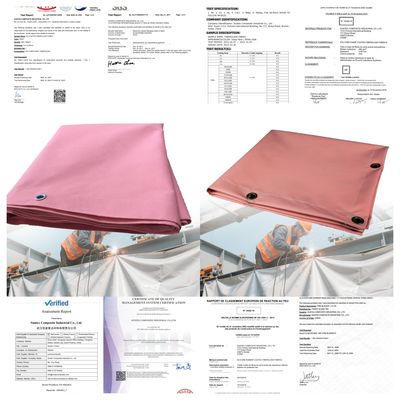 17 Oz 16 Mil Thickness 1000°F Temperature Resistance Welding Blanket Fireproof Blanket