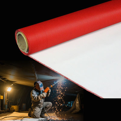 High-Temperature Vemiculite Coated Silica Fiberglass Welding Blanket with 1800C Resistance Fireproof Fire Blanket