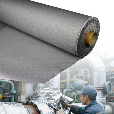 Fireproof PU Coated Fiberglass Fabric with 1800C Temperature Resistance and Abrasion Resistant Twill Weave in Multiple Widths
