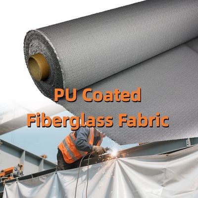 Dual-Coated (Silica + Heavy-Duty PU) Fiberglass Fabric | 460 g/sqm, 0.41 mm | For Welding Protection