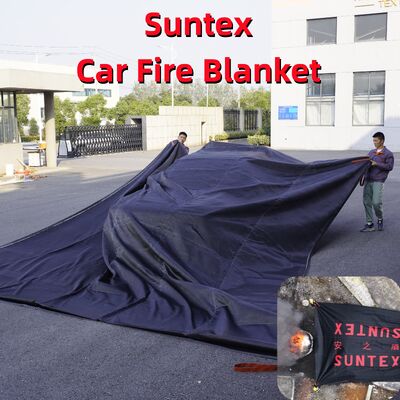 Suntex EV Car Fire Blanket with 60-Minute Fire Control Smoke Ventilation and Oxygen Deprivation