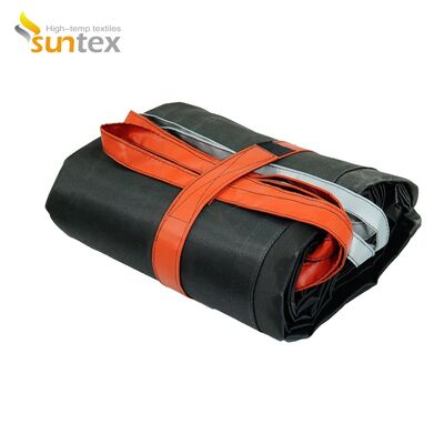 6 X 8 Meter 100% Flame Retardant EV Car Fire Blanket with 550℃/1000℃ Thermal Resistance for Battery Fires