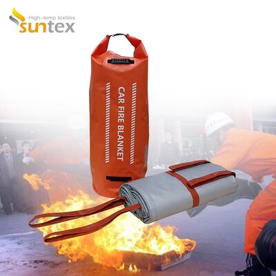 Heat Resistant EV Car Fire Blanket with 550℃/1000℃ Thermal Resistance for Oxygen Deprivation Fire Control