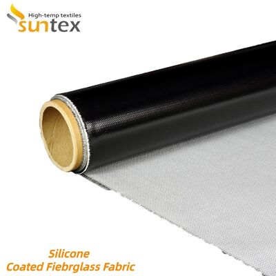 Fireproof Silicone Coated Fiberglass Fabric with Double Side Silicone Coating and 850g/m2 High Strength for Harsh Weather Conditions