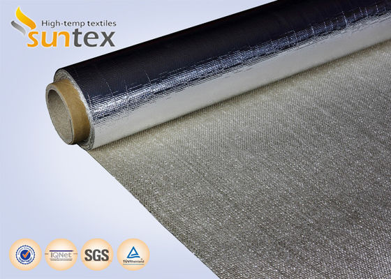 150C Heat Reflective Aluminum Foil Coated Glass Fiber Fabric 0.75mm – Welding Fire Blanket Rolls