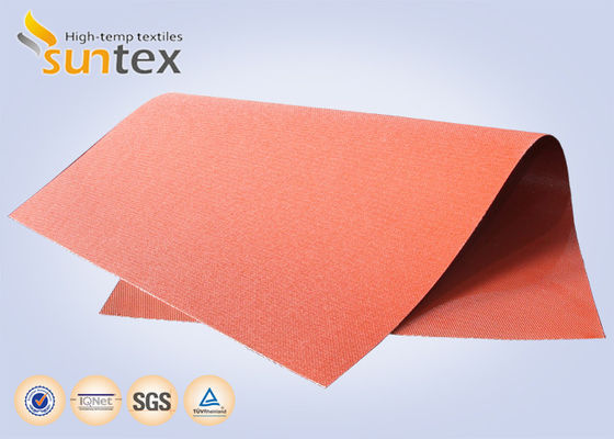 Fireproof 850g/m2 Silicone Coated Fiberglass Fabric with 260℃ Heat Resistance for High Temperature Protection