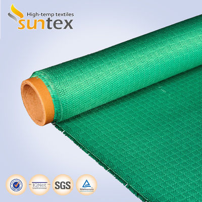 550 Degree C Fire Resistant Fiberglass Fabric with Acrylic Coating Self Extinguishing 16 oz for Fire Safety Applications