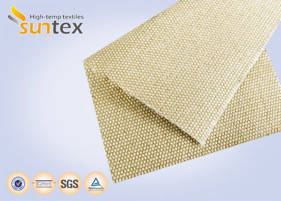 Durable High Temperature Fiberglass Cloth Vermiculite Coated Fabric Resistant To Abrasion Welding Spatter And Metal Splash For Fire Barrier