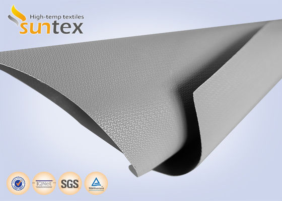 Industrial PTFE Coated Fiberglass Fabric with High Fire Resistance, Easy Fabrication, and 550℃ Temperature Resistance for Thermal Protection