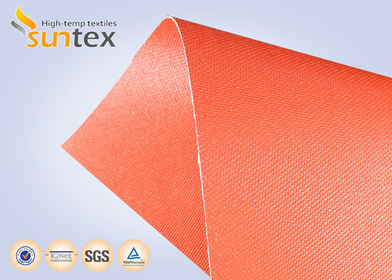 High Temperature Resistance Fire Retardant Alkali Free Silicone Coated Fiberglass Fabric for Welding Blankets