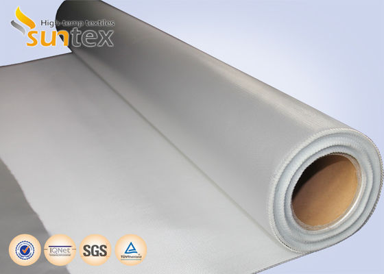 Grey Silicone Impregnated Insulation Fabric 14oz, Ideal for Equipment Covers & Safety Jackets