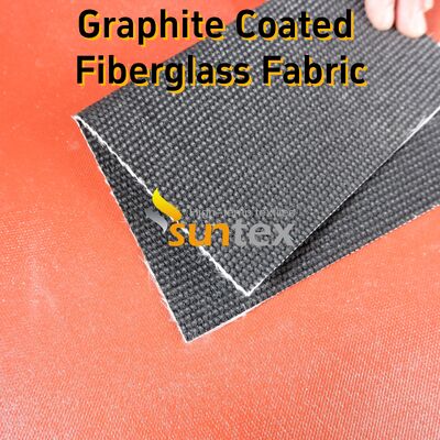 Black High Temperature Fiberglass Cloth with 750℃ Temperature Resistance and 28.82oz/sqy Unit Weight for Fire Protection