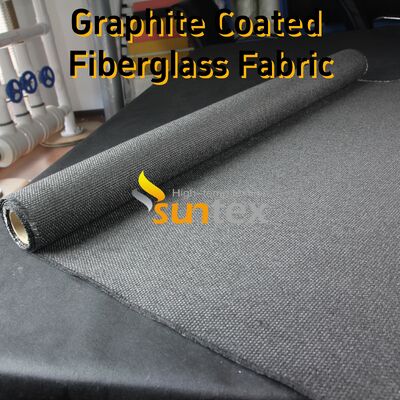 Black High Temperature Fiberglass Cloth with 750℃ Temperature Resistance and 28.82oz/sqy Unit Weight for Fire Protection