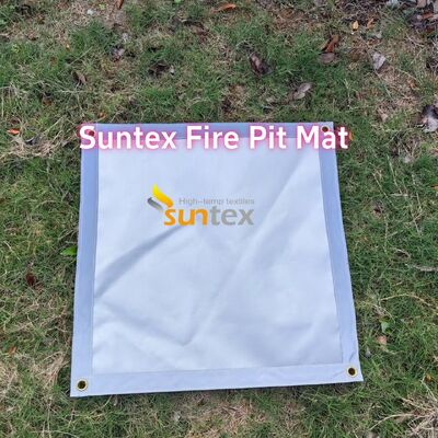 550°C Heat-resistant Fire Pit Mat with Customizable Size and Multi-layer Structure for Outdoor Protection
