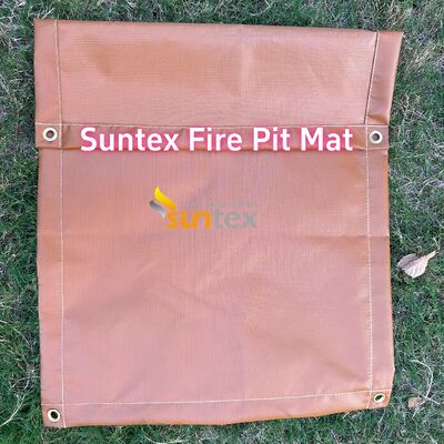 550C Heat Resistant Fire Pit Mat with Customizable Size and Multi-Layer Structure for Outdoor Grill Protection