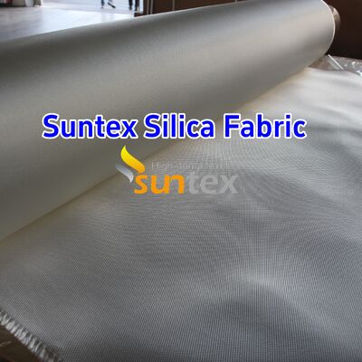 High Silica Fiberglass Cloth with 1200℃ High Temperature Resistance 18 oz/sqy Unit Weight and Crowfoot Pattern
