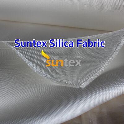 Suntex Silica Fabric High Temperature Resistant Fireproof Cloth For Welding Blanket Furnace Aerospace Insulation