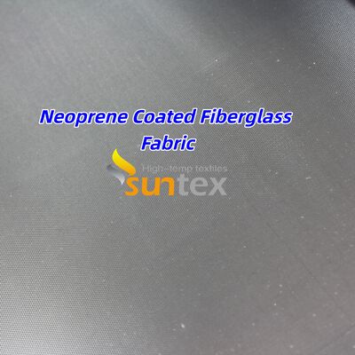 High Temperature Resistance Flame Retardant Neoprene Coated Fiberglass Fabric for Flexible Fabric Connector