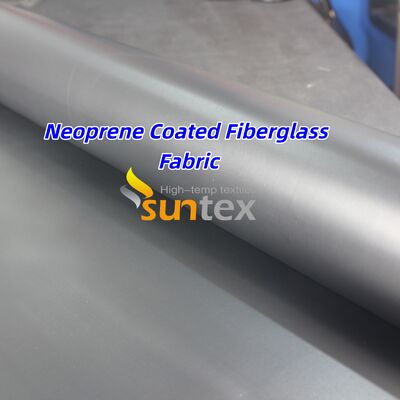 High Temperature Resistance Chemical Resistant Flame Retardant Neoprene Coated Fiberglass Fabric for Insulation Shield