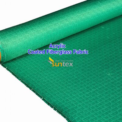 High Temperature 550 Degree C Acrylic Coated Fiberglass Fabric for Welding Blankets Easy to Sew and Cut