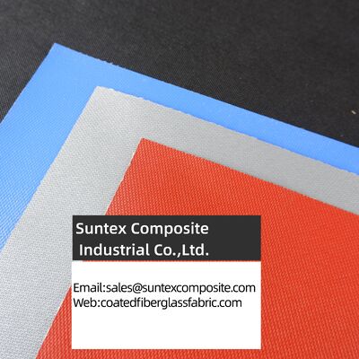 Fireproof High Temperature Resistance Silicone Coated Fiberglass Fabric with Customizable Width