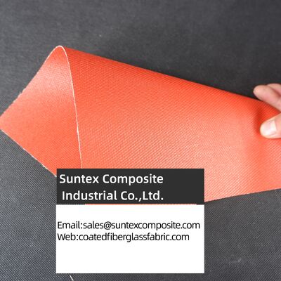 Heat Resistant Silicone Coated Fiberglass Fabric for High Temperature Resistance and Removable Insulation Jacket